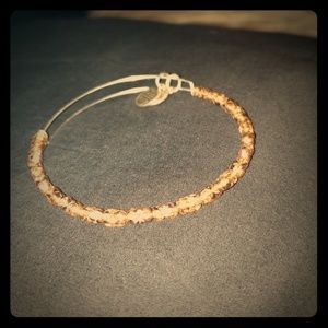 Alex and ani small brown beaded bracelet